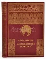 Vörös Márton: A szerencsés expedíció. Magyar Földrajzi Társaság Könyvtára. Bp., é. n., Franklin-Társulat. Kiadói aranyozott egészvászon sozozatkötésben, jó állapotban