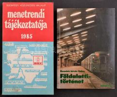Benedek István Gábor: Földalatti történet. Bp., 1982. Kozmosz. + 1985 A BKV menetrendi tájékoztatója.
