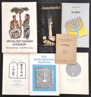 7 db vegyes, judaika témájú nyomtatvány és könyv.