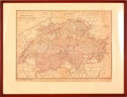 Helvétzia közönséges földképe XXII (Canton) egyesületre osztva" Hely: Pest, 1835. Karacs Ferenc...