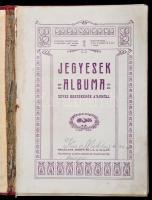 1911 Jegyesek albuma. Neves kereskedők ajándéka. Kitöltetlen. Szétjött fűzéssel, egészvászon borítóv...