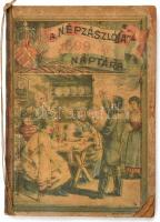 1899 A Népzászlója naptára. Pallas. 94p + reklámok .Megviselt papírkötésben