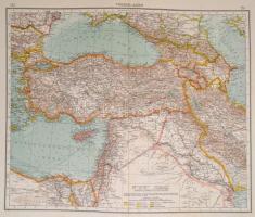 Kogutowicz-Littke Világatlasz, kiadja: Magyar Földrajzi Intézet Rt., 50x31 cm. Borító megviselt álla...