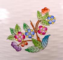 Herendi Viktória mintás váza. Kézzel festett, jelzett, hibátlan. 24 cm