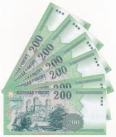 2001. 200Ft (6x) "FB" T:I