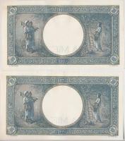 Románia 1943. 1000L (2x) sorszámkövetők T:I,I-
Romania 1943. 1000 Lei (2x) sequential serials C:UNC...