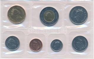 Kanada 2003. 1c-2$ (7xklf) forgalmi sor fóliatokban, tanúsítvánnyal T:1
Canada 2003. 1 Cent - 2 Dol...