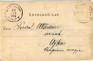 1900 Budapest X. Kőbánya, Jászberényi út, Sohr kávéház és szálloda, vendéglő. Divald Károly 337.  (R...