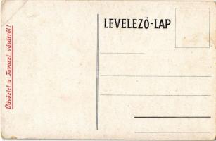 Budapest XIII. Krayer E. és Társa Festékudvar, villamos. Váci út 34. litho (Hátoldalon: Üdvözlet a T...