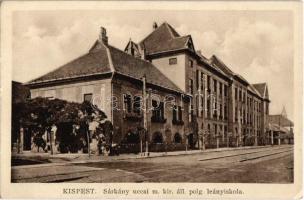 Budapest XIX. Kispest, Sárkány utcai m. kir. áll. polgári leányiskola. Kapható Bánás Józsefnénél