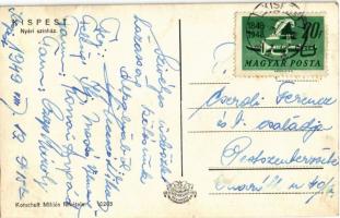 Budapest XIX. Kispest, Nyári színház (Igazgató: Kőszegi Géza), "Gyöngyvirágos Huszárcsákó"...