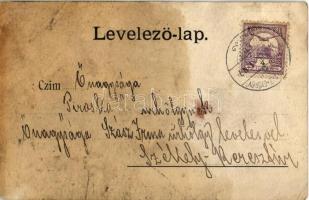 1901 Sepsiszentgyörgy, Sfantu Gheorghe; Református templom. Kiadja Benkő M. / Calvinist church (fl)