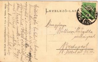 1910 Budapest VII. Ostende kávéház, belső biliárd asztalokkal. Rákóczi út 20