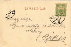 1905 Szolnok, laktanya. Kiadja Szigeti H. udvari fényképész