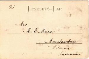 1906 Budapest VIII. Rákóczi út (Kerepesi út), Lakos Lajos gyárraktára, villamosok. Montázslap eserny...