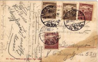 1921 Budapest III. Békásmegyer, Fő utca, Községháza (fa)