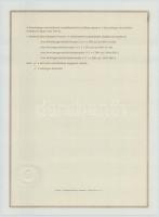 Budapest 1993. "Diszkont Kincstárjegy" harmincegyezer-százötven darab 100.000Ft névértékű ...