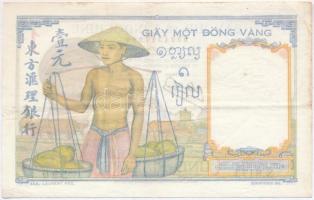 Francia Indokína 1946. 1P T:III 
French Indo-China 1946. 1 Piastre C:F