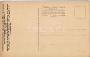 Budapest VII. Magyar színház. Légi felvétel a léghajóból 400 méter magasságból. Kral Sándor tüzérkap...