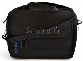 Régi falióra, működik, felhúzókulcs nélkül, d: 27 cm + 1 db Orco táska