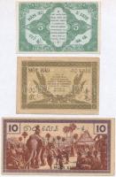 Francia Indokína 1939. 10c + 1942. 5c + 10c T:II,III
French Indo-China 1939. 10 Cents + 1942. 5 Cen...