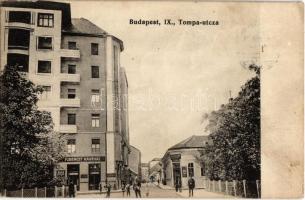 Budapest IX. Ferencváros, Tompa utca, Ferenczy Kávéház, Schmidt István üzlete