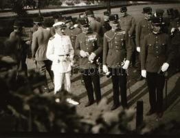 cca 1920 Katonai felvételek, ismeretlen család hagyatékából, 13 db vintage negatív, 4,5x6,5 cm