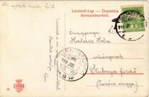 1910 Budapest IV. Újpesti vasúti híd, Katonák evezős gyakorlat közben csónakokban