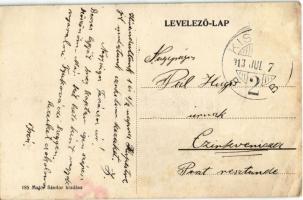 1913 Budapest XIX. Kispest, Állami munkástelep (Wekerletelep), III. sz. állami elemi iskola a Hungár...