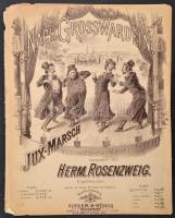 Hermann Rosenzweig: ...Nach Grosswardein. Bp.,é.n., Zipser&König, 6 p. Német nyelven. Illusztrált címlappal, szakadt, a címlap elvált.