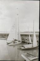 1961 Balatonfüred, Tiszavölgyi József (1909-?) budapesti fotóriporter hagyatékából 77 db vintage neg...