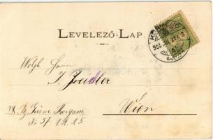 1905 Körmend, Batthyány tér, laktanya, Polgári leány és fiúiskola