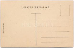 Aldebrő, Községháza. Kiadja a Baross nyomda (ázott / wet damage)