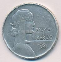 Kuba 1934. 1P Ag T:2- több ph. 
Cuba 1934. 1 Peso Ag C:VF multiple edge error
Krause KM#22