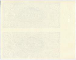 1946. 1.000.000.000BP hátoldali fázisnyomata egybefüggő 2-es ívben, "M.N.B." szárazpecsétt...