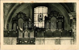 Esztergom, Szent Ferencrendi templom új orgonája, belső (fl)