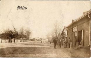 1926 Ófehértó, utcakép Hangya szövetkezeti üzlettel, dohány és szivarbolt. photo