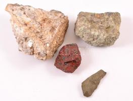 5 db különféle érdekes ásvány, különböző méretben