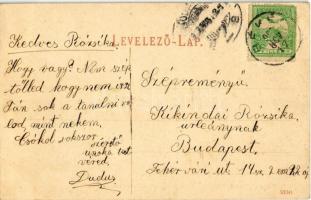 1907 Békés, Hosszúfoki ármentesítő társulat. Vever Oszkár kiadása