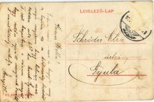 1911 Berettyóújfalu, Városháza, Oroszlán szálloda és kávéház. Adler Béla kiadása  (fl)