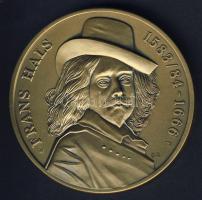 Hollandia DN "Frans Hals" nagyalakú Br emlékérem, modern T:1 Eredeti díszdobozban, tanúsítvánnyal!