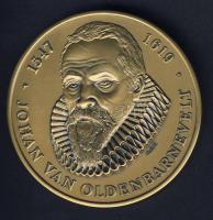 Hollandia DN "Johan van Oldenbarnevelt" nagyalakú Br emlékérem, modern T:1 Eredeti díszdobozban!