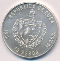 Kuba 1980. 10P Ag "Moszkvai Olimpia" T:'
Cuba 1980. 10 Pesos Ag "Moscow Olympic...