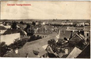 1912 Szentgotthárd, látkép. Eggerth J. fényképész