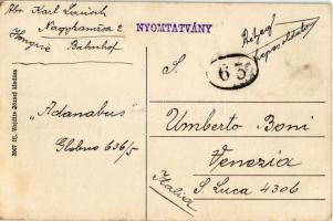 1927 Nagykanizsa, Kazinczy út, Unger Ullmann, Alt és Böhm üzletei, Cementraktár. Ifj. Wajdits József...