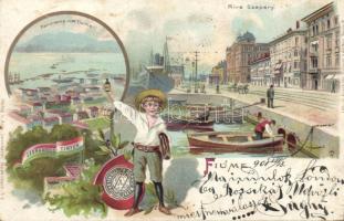 Fiume with commercial Litho