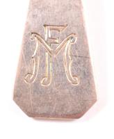 Ezüst (Ag.)  evőeszközök, 5×6 db, jelzett, monogrammal, h:12-25,5 cm, nettó: 851 g + bruttó:455 g (k...