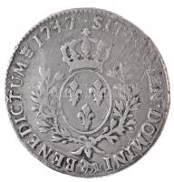 Franciaország 1747. Ecu Ag "XV. Lajos" Pau verde (28,59g) T:2-,3 több ph., karc.
France 1...
