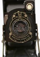 cca 1920 Kodak Eastman No.1A Pocket harmonika kihuzatos fényképezőgép, Kodar 131mm objektívvel, bőr ...