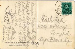 1933 Mernye, Római katolikus templom, gyógyszertár, vasútállomás, kerékpáros